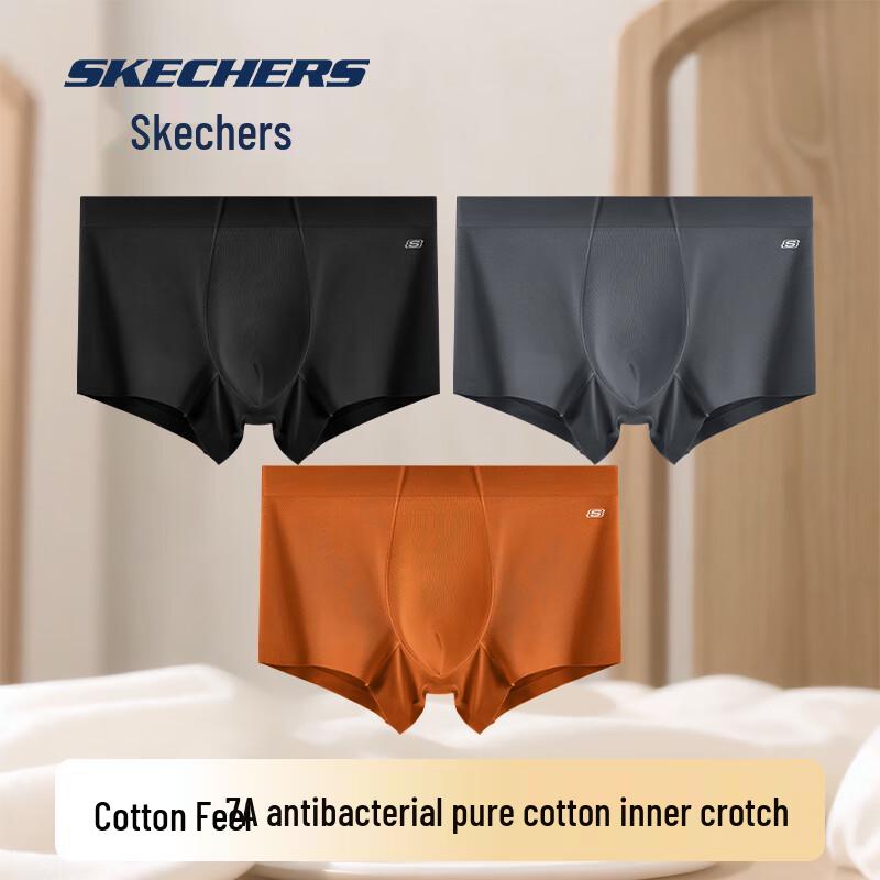 Skechers Мужские антибактериальные модальные трусы-боксеры 7A