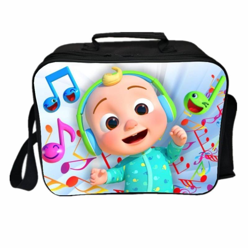Cocomelon Insulated Lunch Box Bag With Large Capacity For Childrens Outdoor Adventures