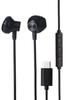 ELECOM Type-C Wired In-Ear Earphones (Semi-Open Type) with Durable Cable, Break-Resistant, and No AudioVideo Delay [PlaybackVolume Control]