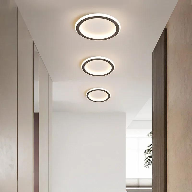 Современный светодиодный потолочный светильник для гостиной, столовой, прохода, гардеробной, балкона, спальни, потолочная люстра, внутреннее декоративное освещение