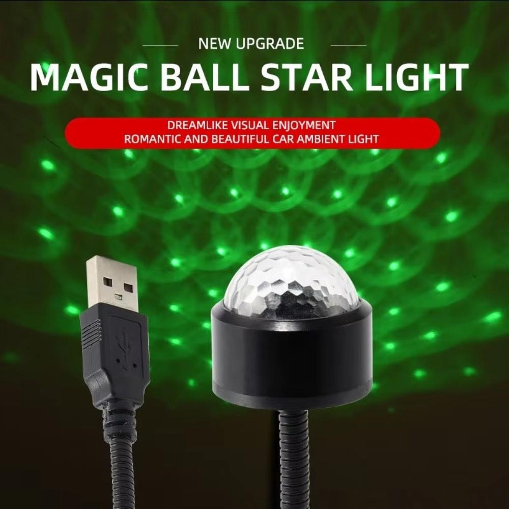 ABS LED Car Roof Light Adjustable USB Decorative Lamp New Ambience Light  Car Interior
