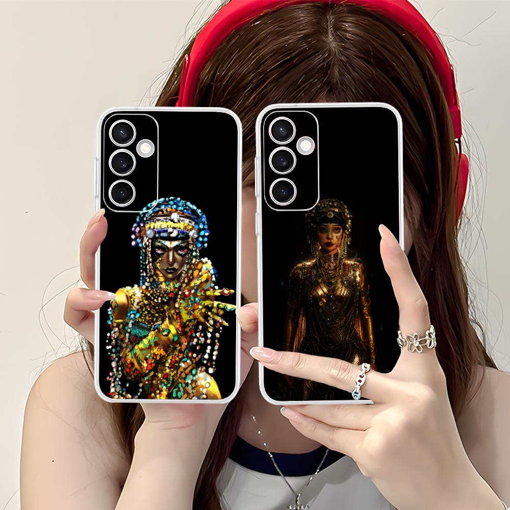 Jibaro Siren Mobile Cell Phone Case for Samsung Galaxy S25 S24 S23 S22 S21Plus FE Ultra Clear Colorful Cover Smartphone Luxury