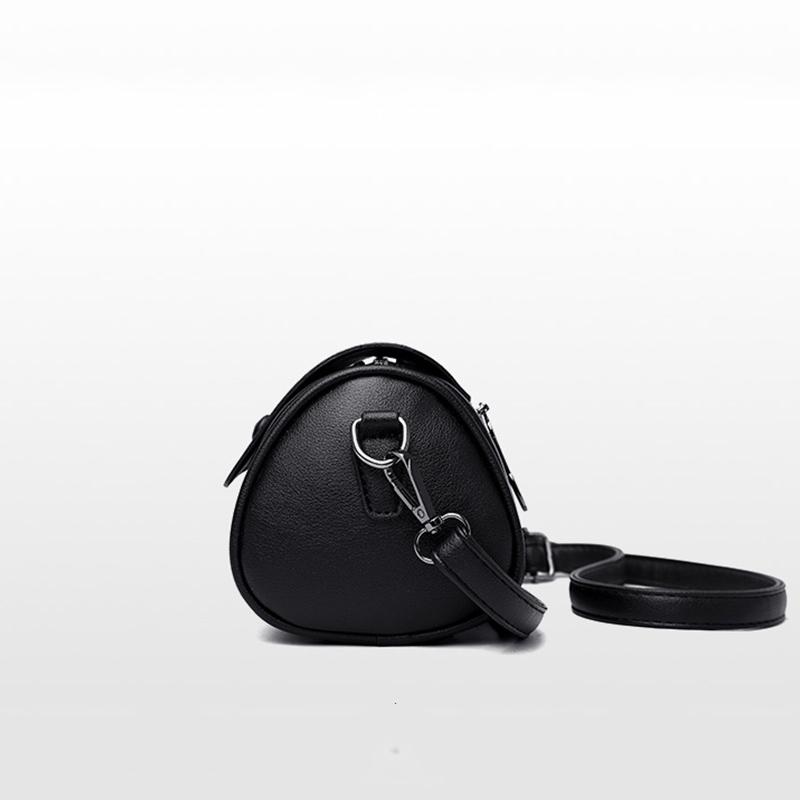 Yogodlns New Small Crossbody Bag Women's Trendy Versatile Cylinder Shoulder Bag Vintage Boston Pillow Design Solid Color Simple Handbags