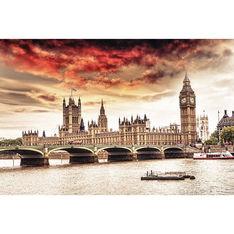 5D DIY Алмазная картина Вид на улицу Алмазная вышивка Роза Вышивка крестиком Ремесла Полный круглый дрель Домашний декор Подарок