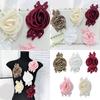 Flower Appliques for Handmade Projects Costume Headband Party Hat Decors Oversized Flower Patches Garment Decoration