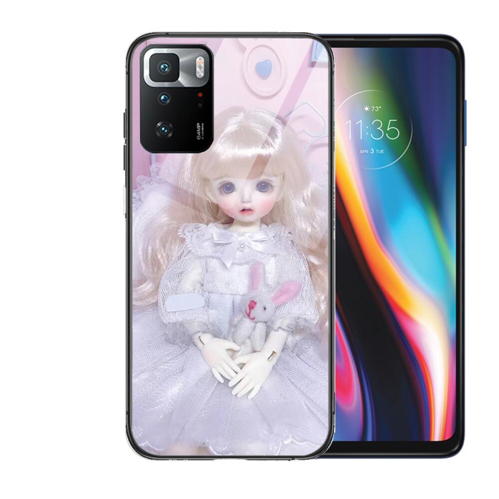 Чехол Krajews Creepy Dolls из закаленного стекла, чехол для телефона для XiaoMi Redmi Note 10 9S 8 7 6 5 A 10t Pro 9T, чехлы предварительно