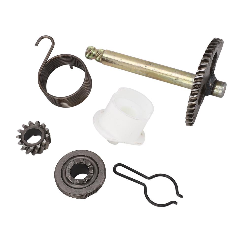 6PCS Kick Start Shaft Gear Assembly Set Metal Alloy Professional Safe Stable Performance for PW50 All Models