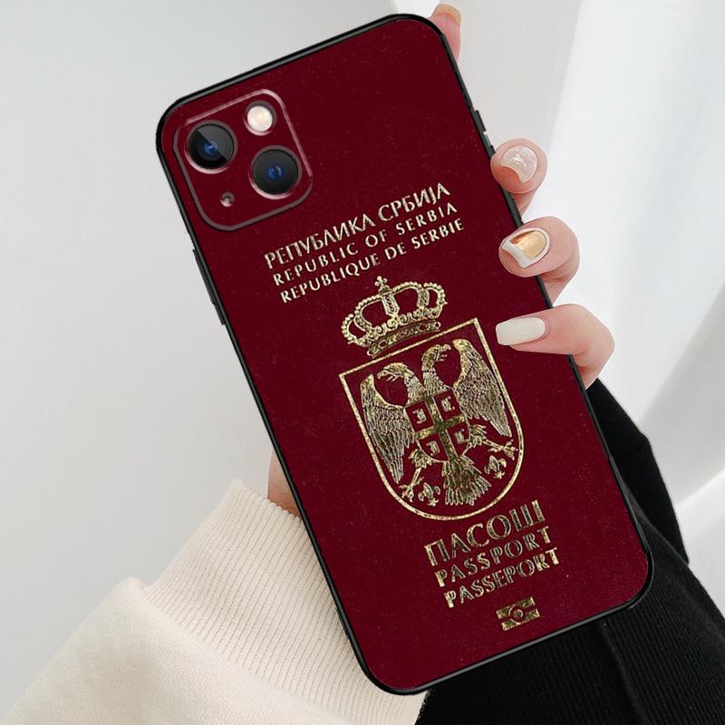 Флаг Сербии Сербский чехол для телефона Для iPhone 17 Pro Max 16 15 14 11 12 13 Pro Max mini 15 16 Plus 16e 17 Air Cover