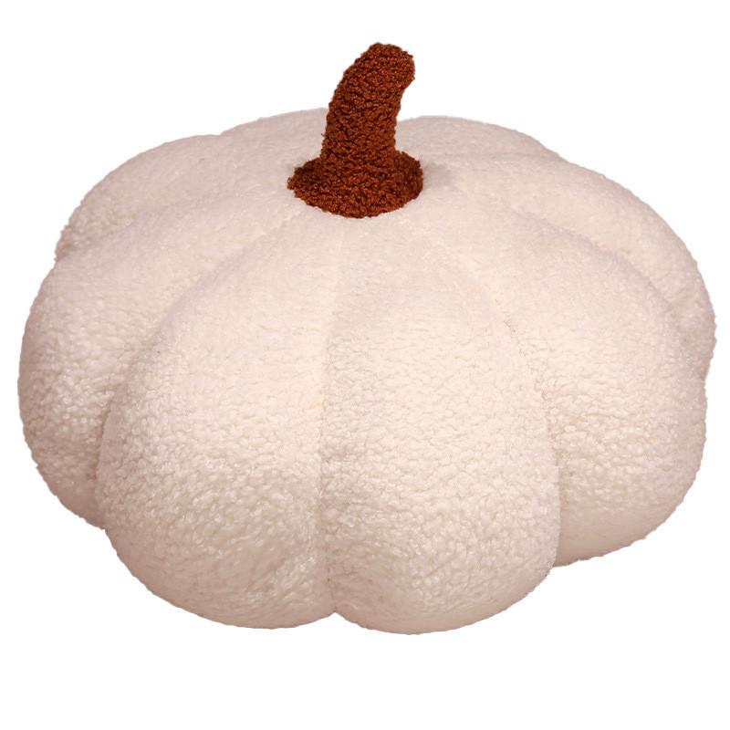 Pumpkin Shaped Stylish Plush Pillow For Sofa Decor With Fluffy Filling Cotton