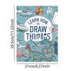 Travel Drawing Cartoon Coloring Book Enlightenment Early Education Graffiti Copy Sketch Book Stationery Doodling