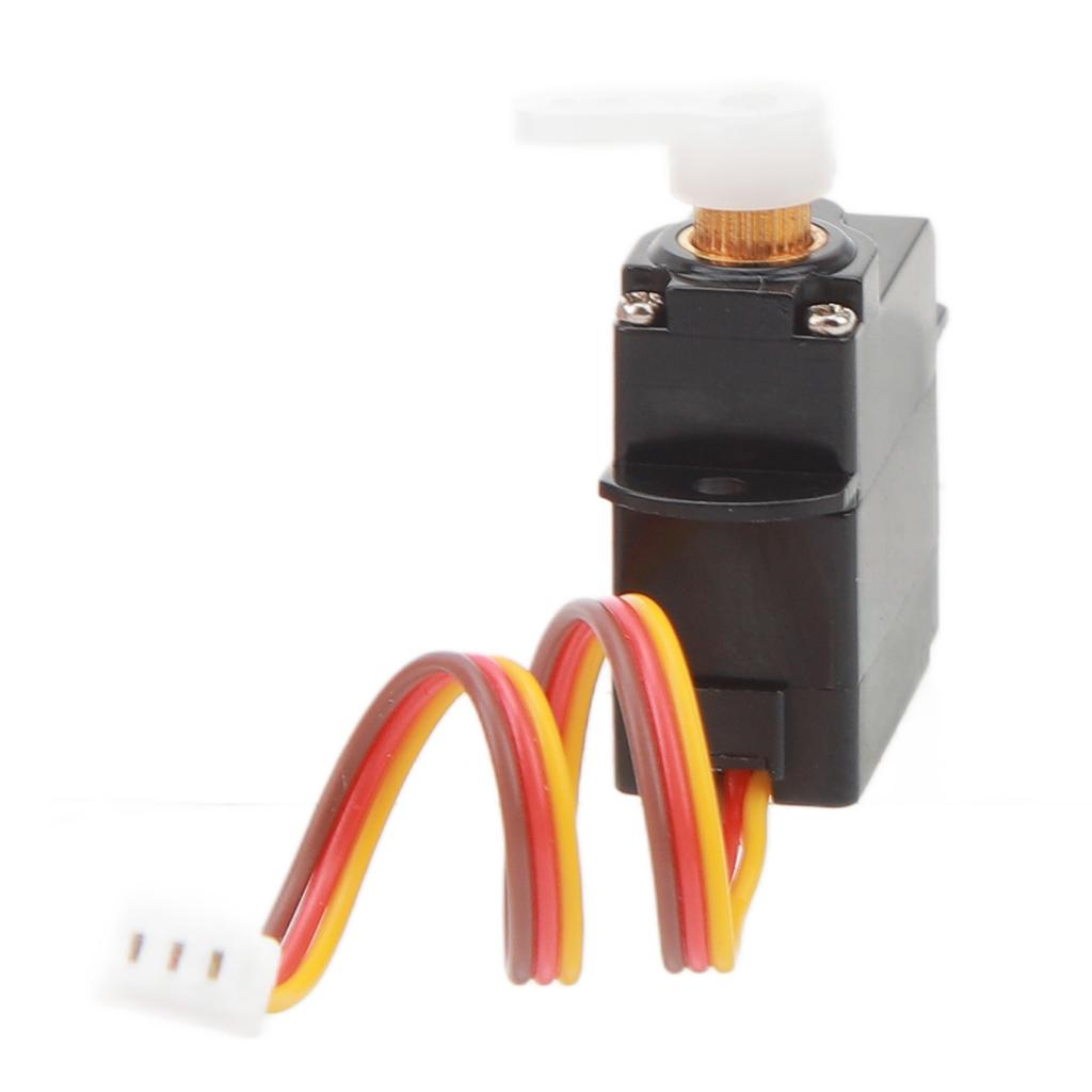 Сервопривод с металлическим редуктором для радиоуправляемого вертолета, черный пластик и сталь, сервопривод для радиоуправляемого вертолета WLtoys XK K110S K127