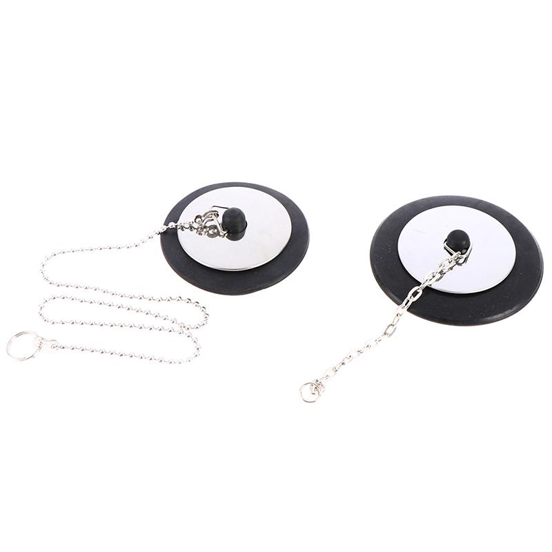 Резиновый дроссель для ванны с пробкой для слива с цепочкой для ванны