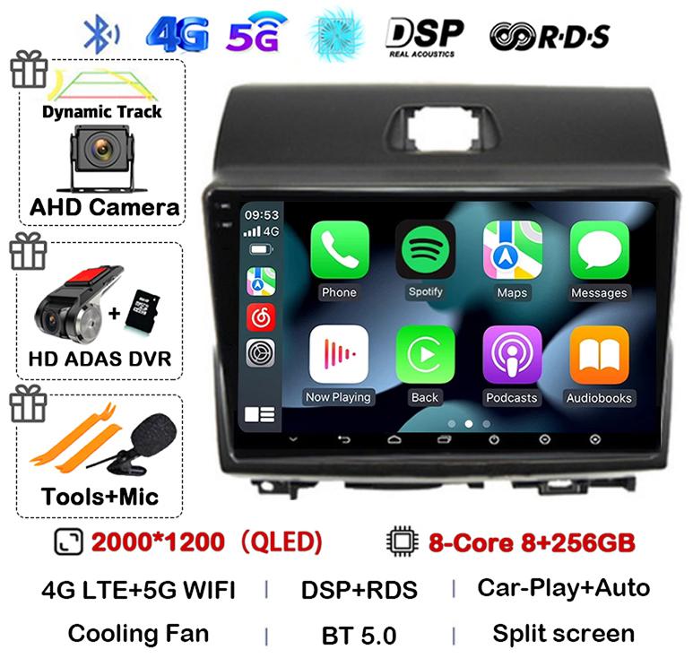 Android 14 Carpaly Auto Car Radio для KIA Ray 2011-2017 4G+WIFI GPS навигация Видео Мультимедиа Видеоплеер Стерео 360 Камера