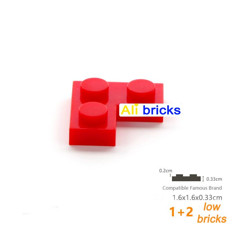 40 шт. Оптовые аксессуары Детали Пластина 2x2 Угловая Идея Строительные Кирпичики 2420 DIY Классические Блоки MOC Образовательные Игрушки Для Детей