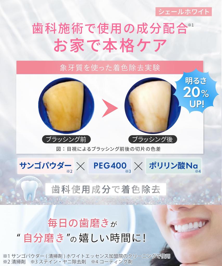 Зубная паста White Essence Shale White, квазилекарственное средство, со вкусом абрикоса и мяты, витамин С.