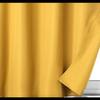 RIDEAU A OEILLETS 140 x 260 CM 100% OCCULTANT/MICROFIBRE UNIE OBSCURE JAUNE