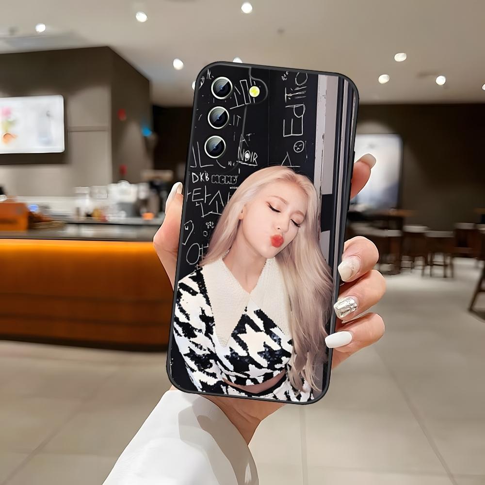 Чехол для телефона Kpop Jeon S-Somi Для S25 Samsung S24 Ultra S22 S23 S20 Fe S21 Plus A54 A34 A16 A53 Задняя крышка