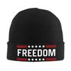 Вязаная шапка-бини с логотипом Freedom, головной убор K-pop, шапка-боннет для взрослых, унисекс, весенняя, с графическим рисунком, крутые кепки, подарок