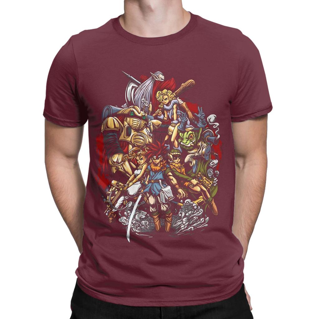 Chronos Triggers colorful Graphic 100 Cotton TShirt Chrono Trigger Tees Tops For Unisex