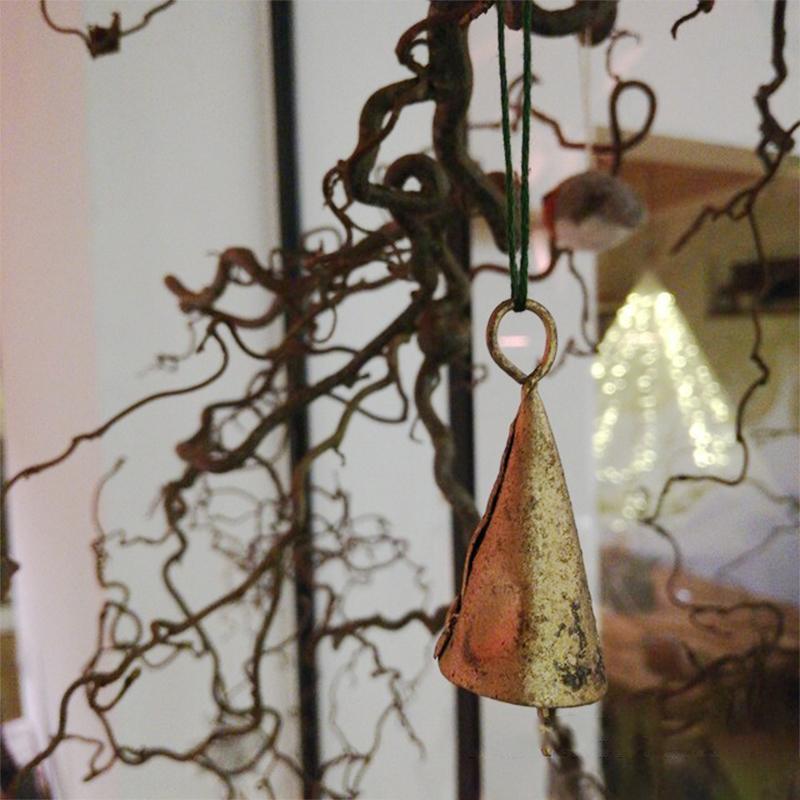 Christmas Pop-Up Cowbells Wind Chimes Metal Mixed Set Crafts Old-Fashioned Variety