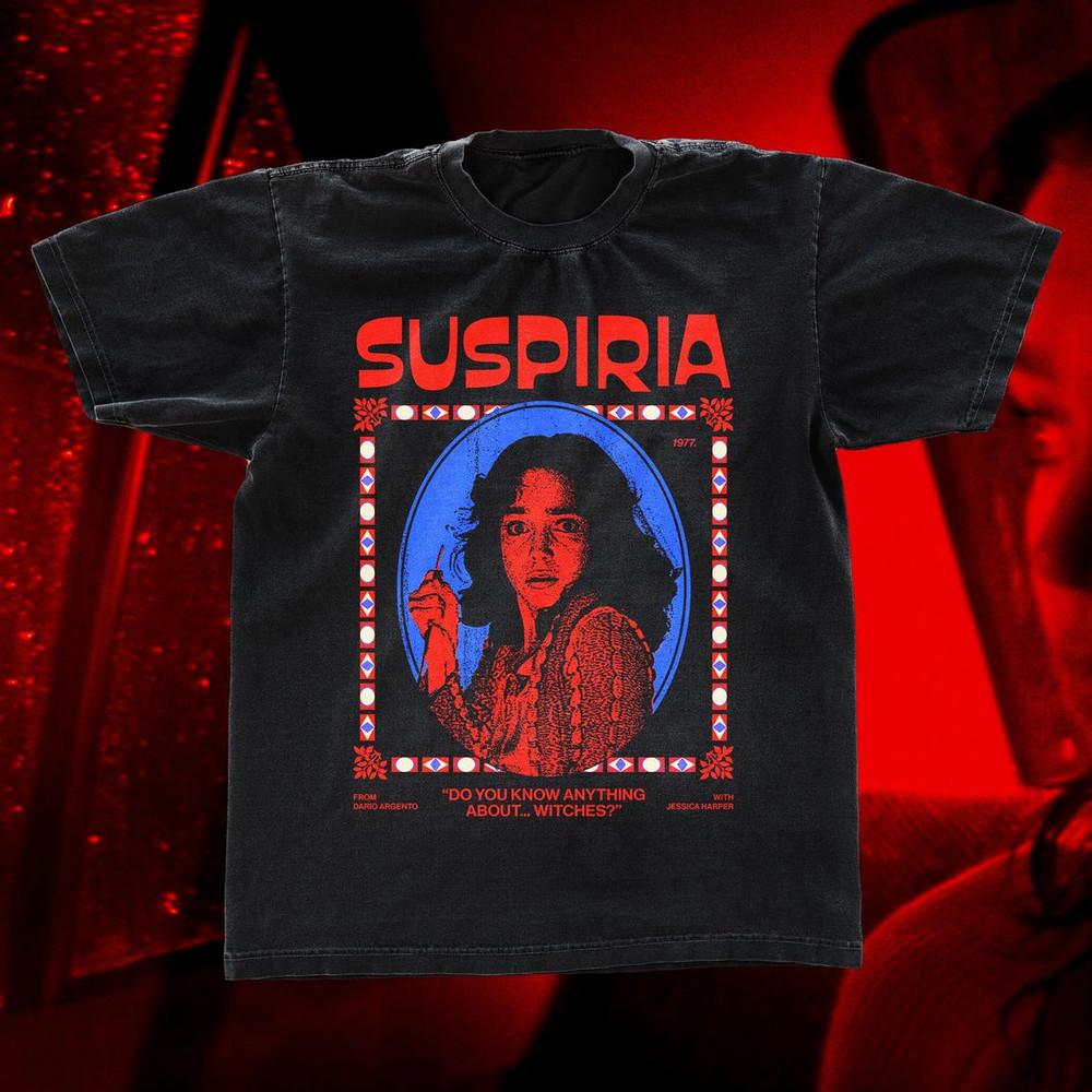 Suspiria 1977 t-shirt retro horror movie teeshirt classic black UNISEX Shirt