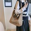 Повседневная сумка большой вместимости Новая модная и простая повседневная холщовая сумка-тоут Сумка для занятий для студента колледжа
