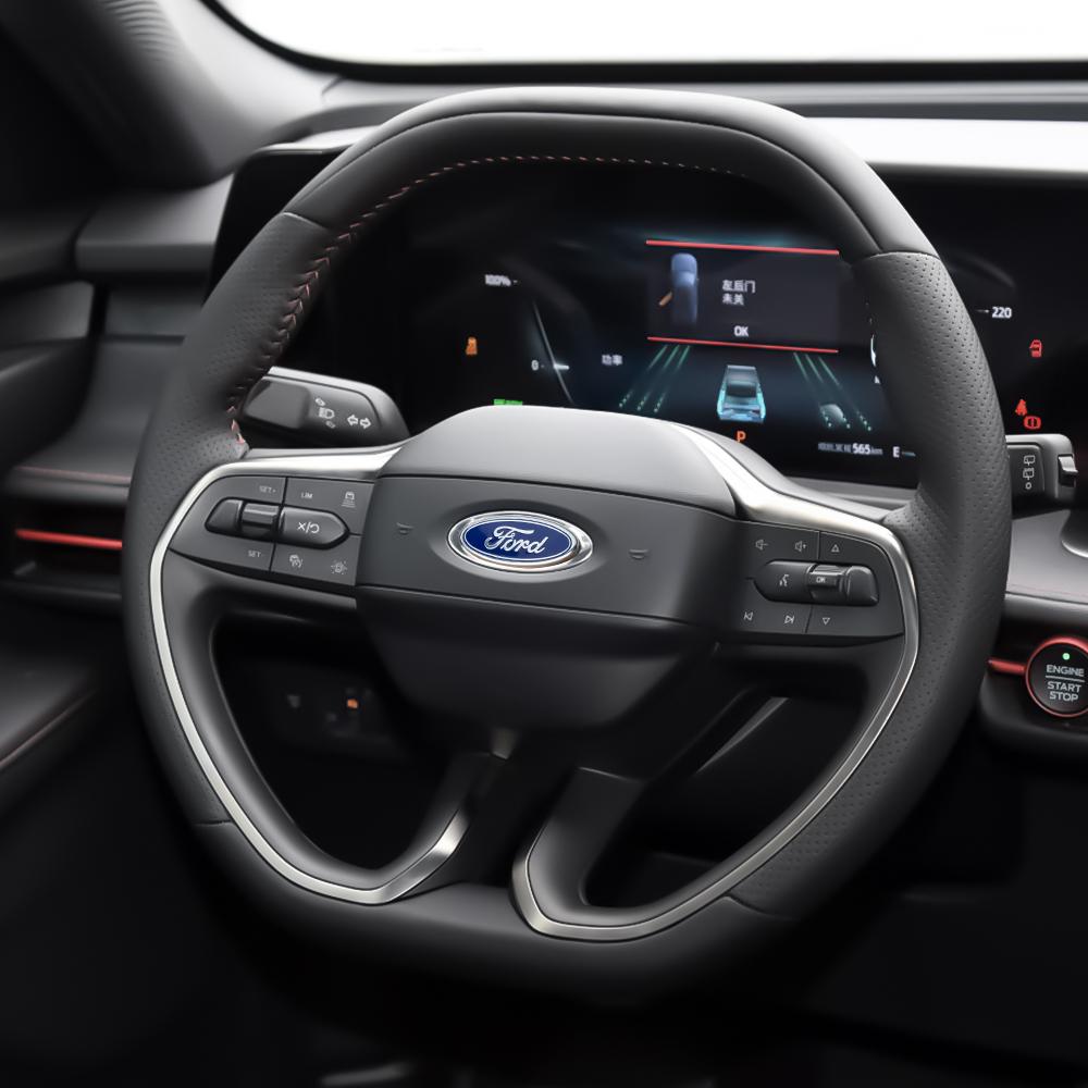 Декоративное кольцо с логотипом на руль автомобиля, накладка, наклейки для Ford Fiesta Mondeo Fusion Explorer Escape Shelby Edge RS MK6