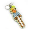 Used Key Ring Porto Cre LV Scarecrow MP2922 leather/Monogram Yellow Multicolor Key Ring