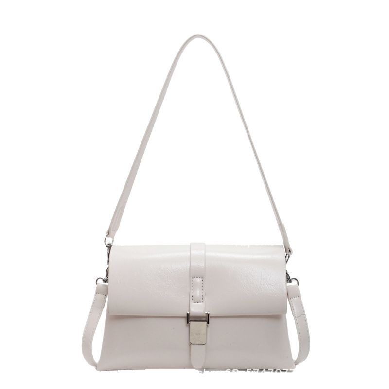 Retro casual commuter bag women's simple and versatile bucket bag 2025 spring niche fashion one-shoulder underarm bag