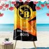 Пляжное полотенце с принтом BSC Young Boys, большое, мягкое, быстросохнущее, для пляжа, кемпинга, плавания