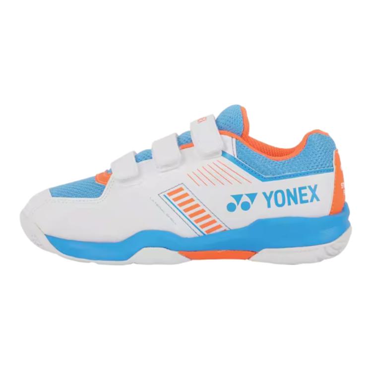 YONEX Спортивные Удобные Нескользящие Амортизирующие Износостойкие Дышащие Низкие Тренировочные Кроссовки Детские Кроссовки Белый Синий SHBSF1JBEX