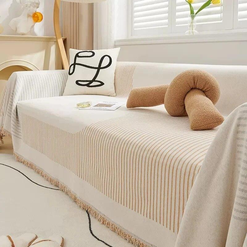 Одеяло универсальное, пылезащитное и устойчивое к кошачьим царапинам, тканевое одеяло для дивана, домашний декор, диванное полотенце, одеяло из синели, чехол для дивана