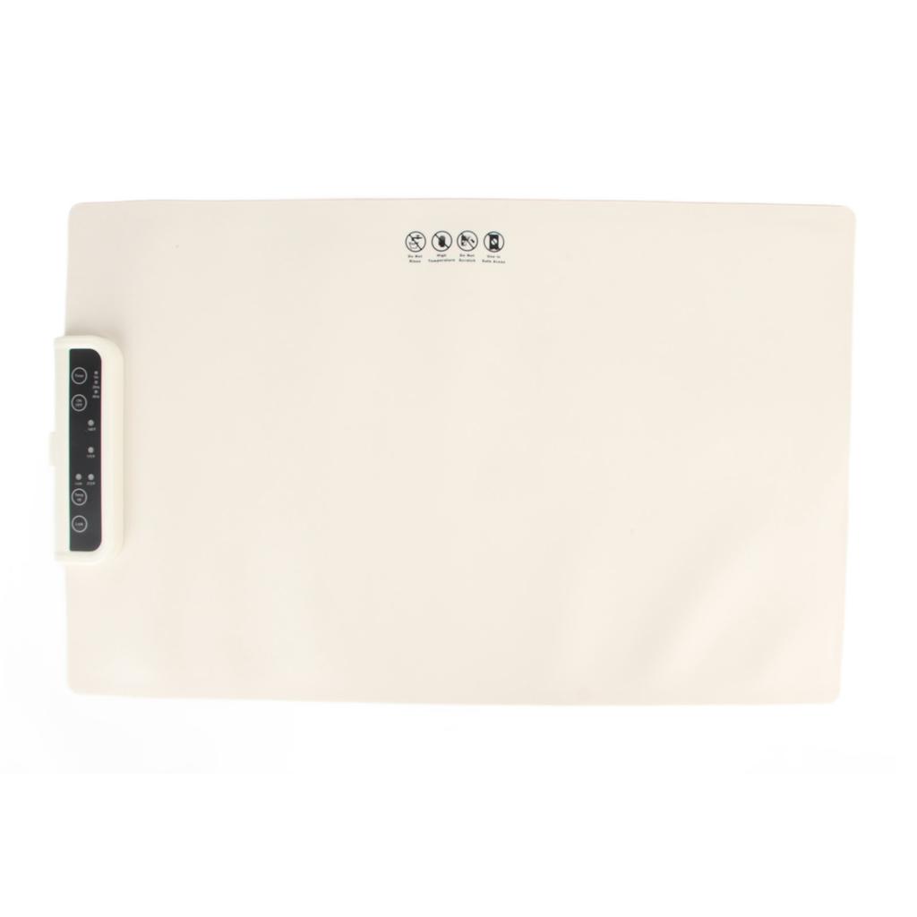 Складной поднос для подогрева пищи, силиконовый портативный электрический поднос для подогрева с регулируемой температурой для