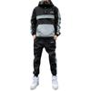 Spring And Autumn Men's Sports Leisure Day Thin Hooded Jacket Hong Kong Style Suit