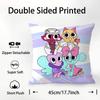 Game D-Dandys World Pillow Case Plush Fabric Soft Double Sided Print Sofa Cushion Cover Throw Pillow Covers