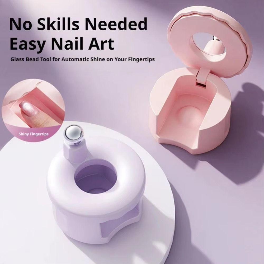 Strong Magnetic Rotating Cat Eye Magnet 360° Rotating French Manicure Applicator Gel Nail Polish