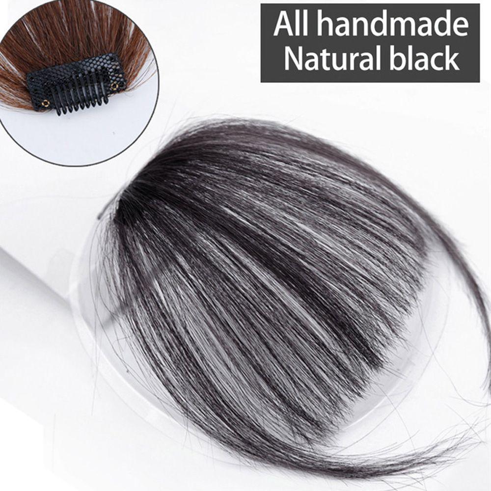 Invisible Hair Styling for Women Hair Extension Fringe Hairpieces Air Bangs Synthetic False Hair