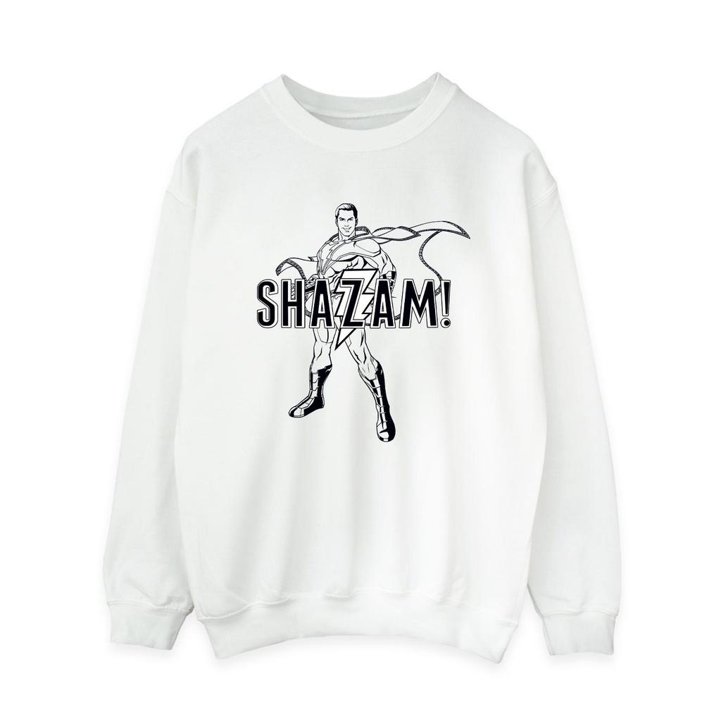 DC Comics Womens/Ladies Shazam Outline Sweatshirt