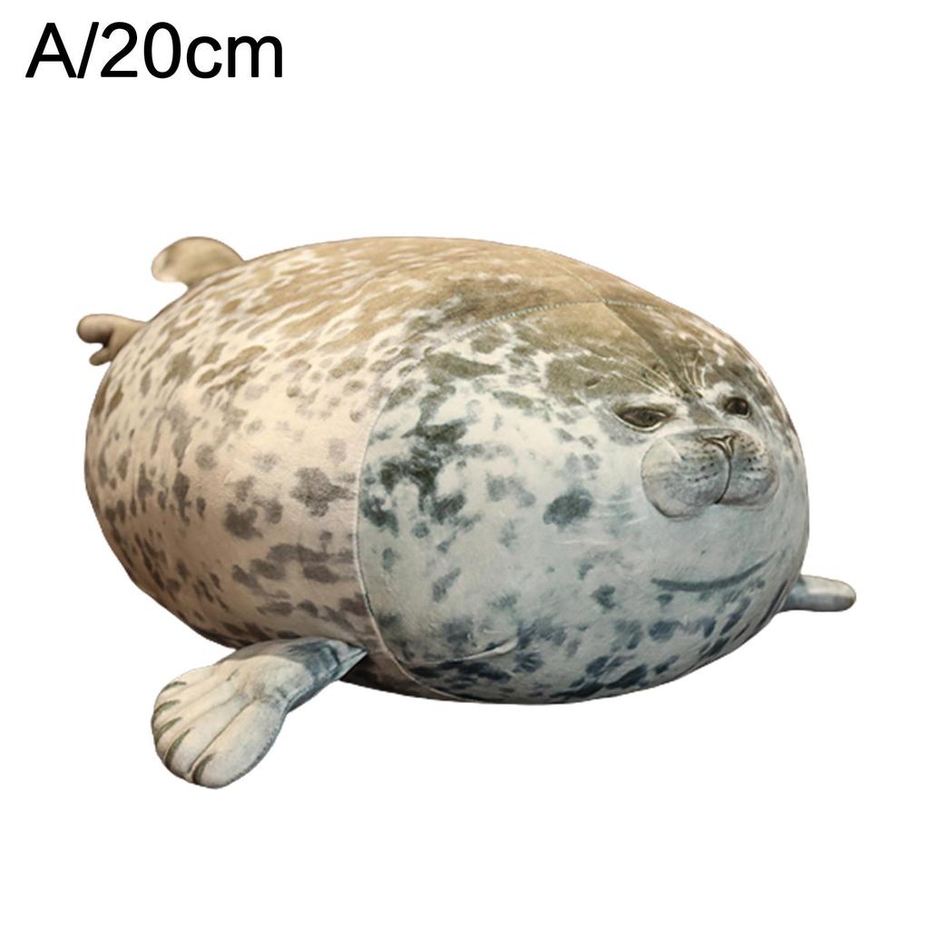 20 см Angry Blob Seal Подушка Chubby 3D Новинка Морской лев Плюшевые подарки для детей Кукла для девочек Мягкая глотка J1R2