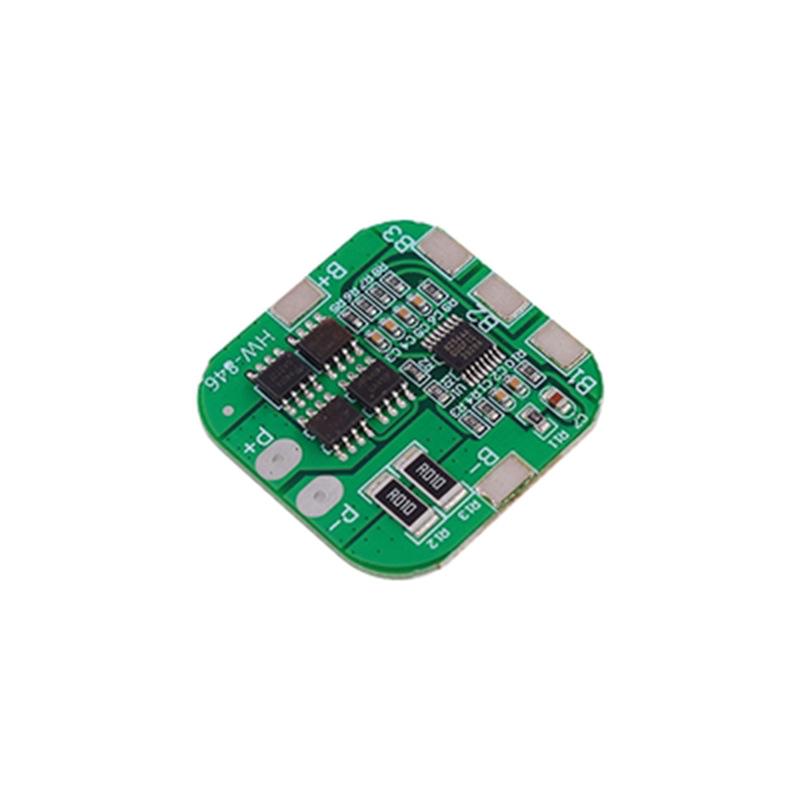4S 14.8V Lithium Battery Protection Board with 16.8V Overcharge, Over-discharge, Short Circuit Protection, and 20A Current Limit.
