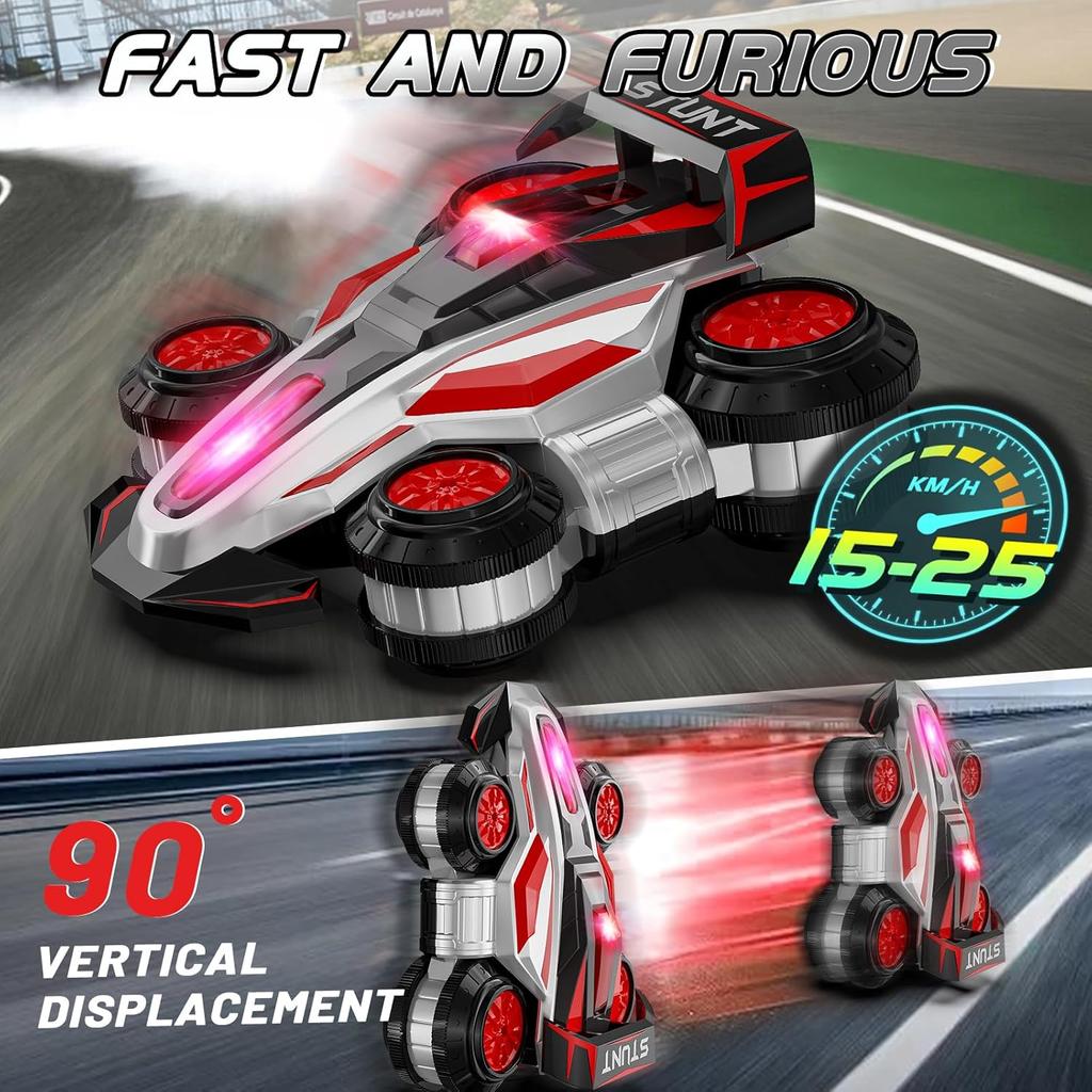 High Speed Drift RC Stunt Car, 360 Degree Rotating RC Car, 6 7 8 9 10 11 12 Year Old Boys and Girls Birthday Gift