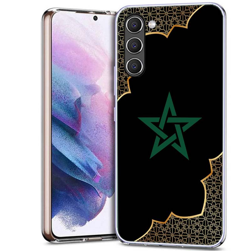 Чехол для телефона с флагом Марокко для Samsung A16 A26 A36 A56 A17 A37 A57 A07 A06 A02S A12 A22 A32 A52S A72 Galaxy A70 A50S A71 A51