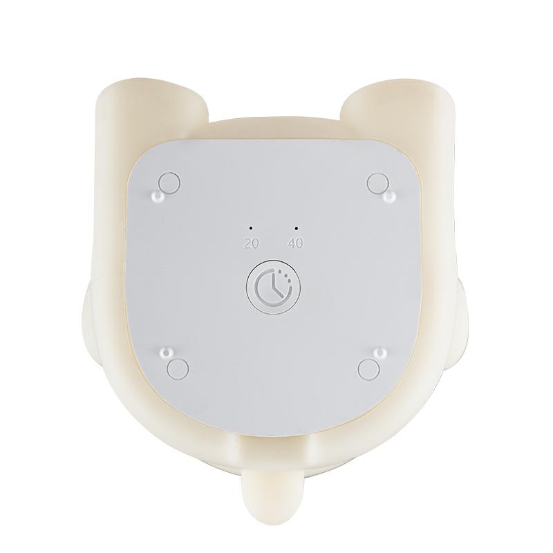 Силиконовый ночной фонарь для собак, светодиодный светильник с зарядкой через USB, красочный светильник, умный стальной светильник