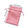10pcs Pink Velvet Drawstring Cloth Bags Jewelry Pouches For Small Gift Wedding Favors Necklace Candy Snack Packaging Storage