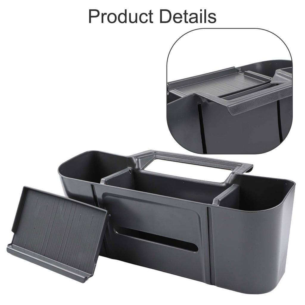 Armrest Organizer for Toyota For Sienna Center Console Rear Location 2025 to 2026 Direct Replacement Flat Cover Design