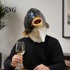 Comfortable Latex Animal Headgear Funny Fish Head Mask, Realistic Carp Cosplay Prop, Soft Prank Mask for Party Prank, Trick or Treat Halloween