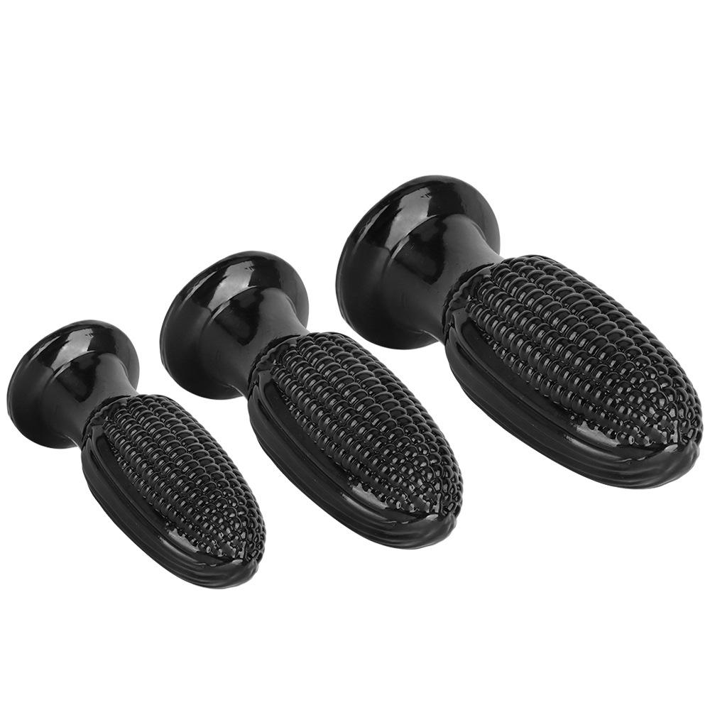 Черный ПВХ большой анальный дилдо фистинг мастурбатор секс игрушка 18+ большой член имитация пениса