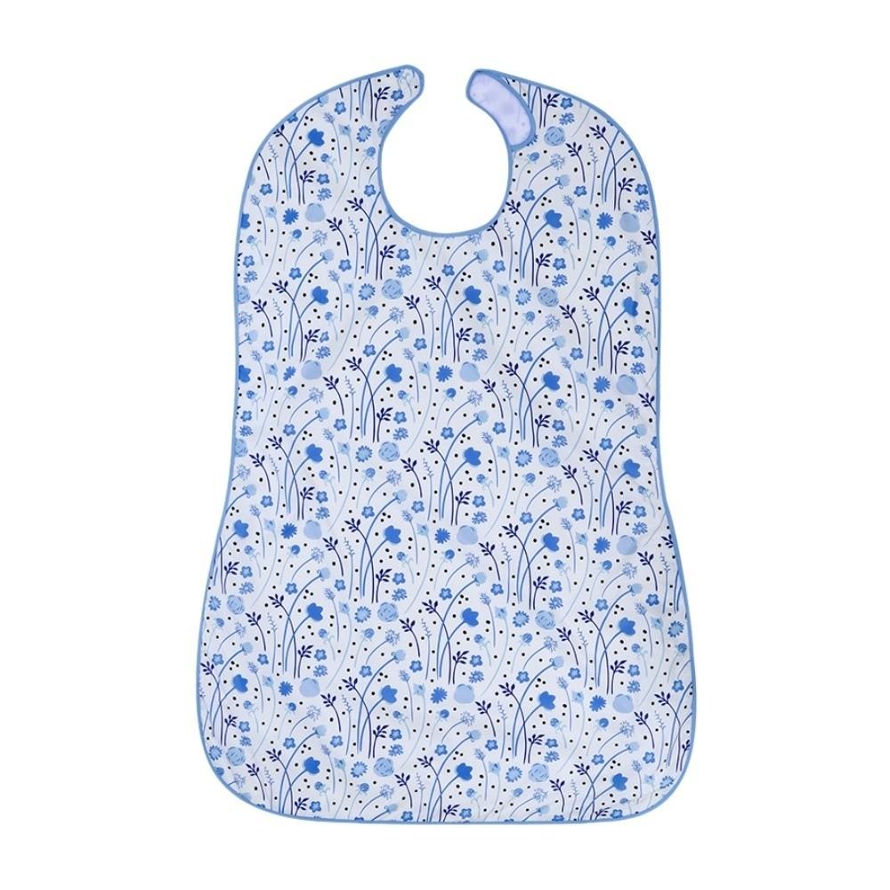 Washable Elderly Eating Bib Waterproof Adult Bib Clothing Protectors for Elderly Nursing Home Use