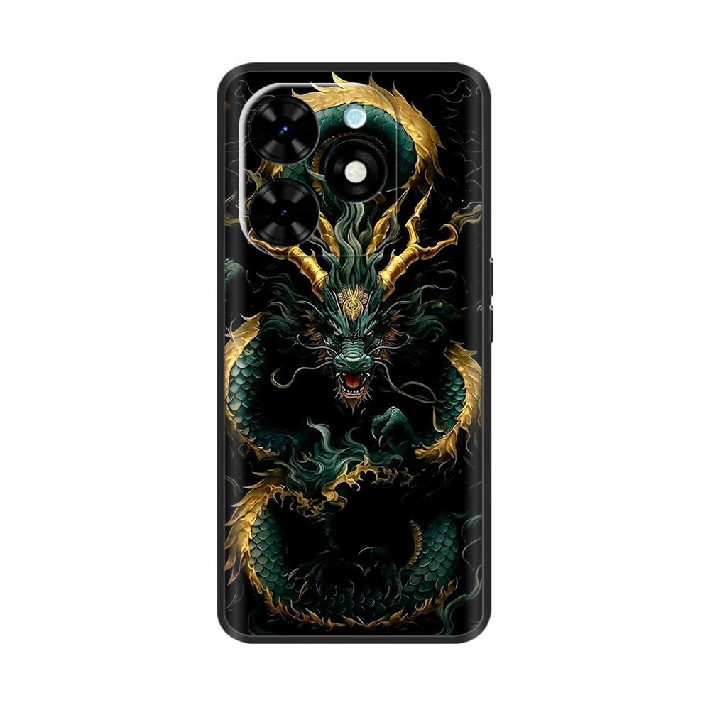 Чехол для Spark Go 2024 для Tecno Spark Go 2024 Чехол для телефона Милый панда Задняя крышка для Techno Spark Go 2024 Защита Coque Fundas