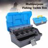 Большой ящик для рыболовных снастей с ручкой, ящик для хранения фурнитуры, ящик для рыболовных снастей, ящик для хранения инструментов